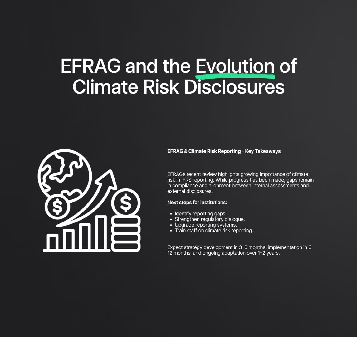 Evolving Climate Risk Reporting: EFRAG’s Comprehensive Analysis and its Impact on Financial Reporting's Future