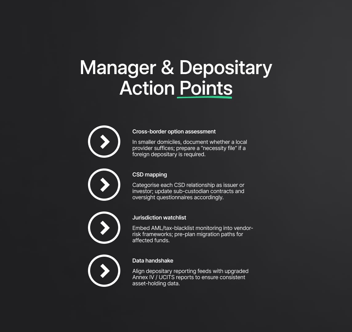 Depositary & Custody Reforms: Towards a Flexible, Risk-Aligned Model