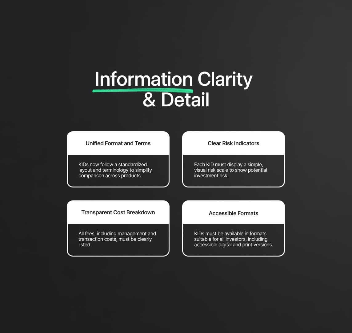Clarity and Detail in Information Presentation