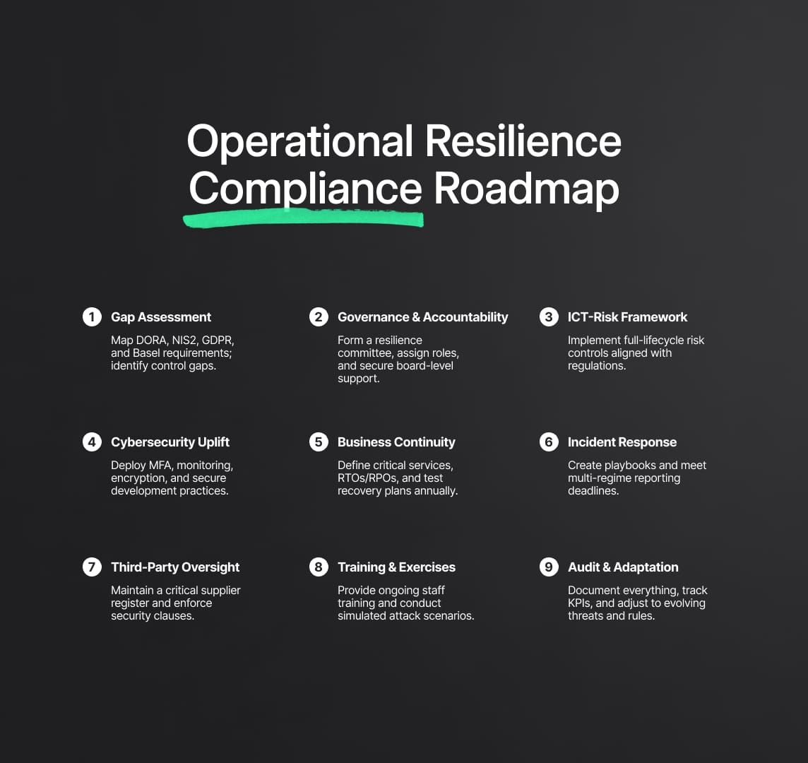 Implementing Operational Resilience: Step-by-Step Compliance Roadmap